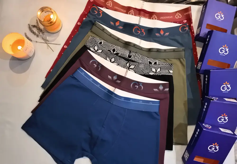 Boxer liso de algodón y lycra- G3
