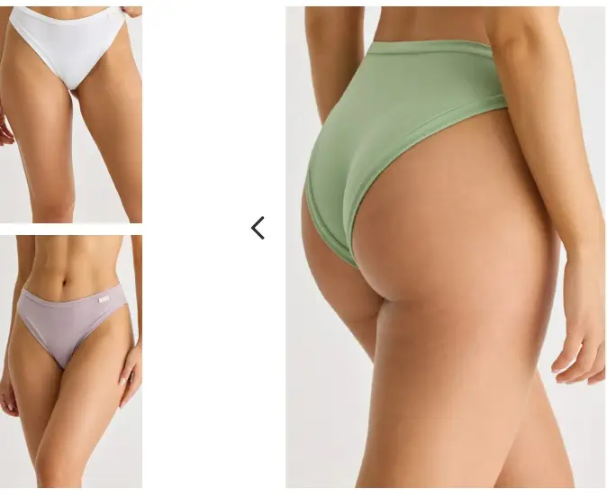 Pack x3 vedetina de algodón & lycra-BRIGITTE
