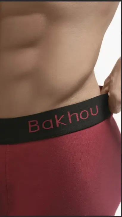 Boxer liso de algodón y lycra- BAKAHOU
